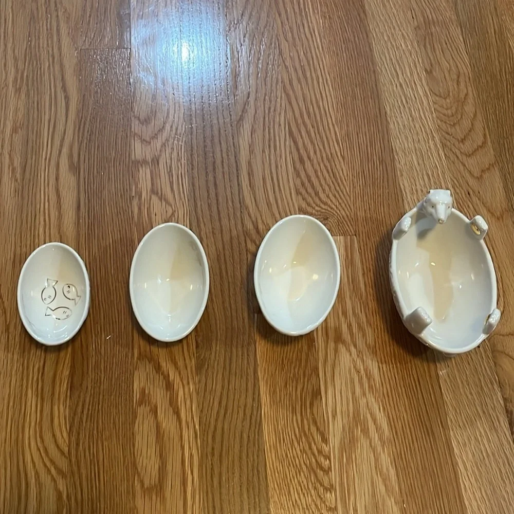 Anthropologie Polar Bear Nesting Measuring Cups NEW